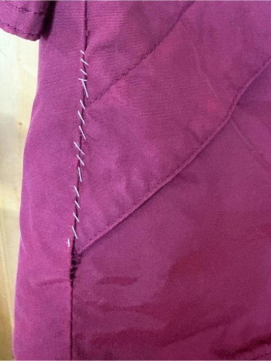 VTG WindRiver Nylon Jacket Womens Sz small Barn Outdoors Spring Rain retro flaws - Picture 16 of 16